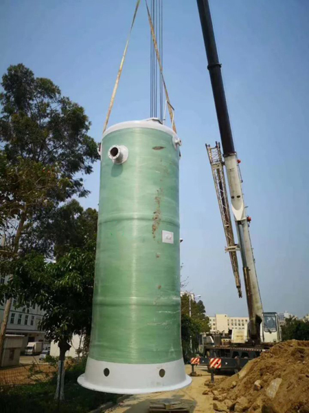 地埋式一體化預製泵站-美觀無影響-適用於地下安裝